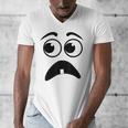 Creepy Face Carrot Halloween Book Character Costume Men's V-Neck T-Shirt