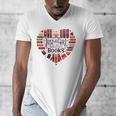 Cute Just A Girl Who Loves Books Heart Shape Reader Men's V-Neck T-Shirt