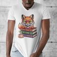Cute Nerdy Fox Read Books Be Kind Stay Weird Book Club Premium Tri-Blend Men's V-Neck T-Shirt Cute Nerdy Fox Read Books Be Kind Stay Weird Book Club Premium Tri-Blend Men's V-Neck T-Shirt