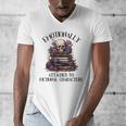 Dark Romance Book Emotionally Attached Fictional Characters Men's V-Neck T-Shirt Dark Romance Book Emotionally Attached Fictional Characters Men's V-Neck T-Shirt