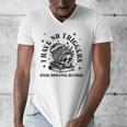 Dark Romance Merch Spicy Book Lover No Triggers Warning Men's V-Neck T-Shirt