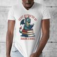 Dark Romance Romantasy Easily Distracted By Dragons & Books Men's V-Neck T-Shirt Dark Romance Romantasy Easily Distracted By Dragons & Books Men's V-Neck T-Shirt