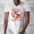 We Didn't Even Kiss Hockey Romance Book Men's V-Neck T-Shirt