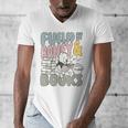 Disney Winnie The Pooh Fueled By Honey & Books Sketch Men's V-Neck T-Shirt