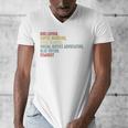 Dog Loving Coffee Drinking Book Reading Social Justice Men's V-Neck T-Shirt