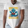 Dragon Bookworm Please I'm A Book Dragon Men's V-Neck T-Shirt Dragon Bookworm Please I'm A Book Dragon Men's V-Neck T-Shirt