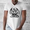 Dragon Reading Book Bookworm Books Dragon Lover Learning Men's V-Neck T-Shirt