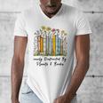 Easily Distracted By Plants And Books Bookworm Gardening Men's V-Neck T-Shirt Easily Distracted By Plants And Books Bookworm Gardening Men's V-Neck T-Shirt