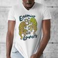 Enemies To Lovers Jaguar Tee Romance Book Plot Device Trope Men's V-Neck T-Shirt Enemies To Lovers Jaguar Tee Romance Book Plot Device Trope Men's V-Neck T-Shirt
