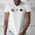 Everything a Girl Needs Books Coffee Jesus Men's V-Neck T-Shirt