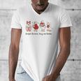 Forget Flowers Buy Me Books Silly-Goose Book Reading Lover Men's V-Neck T-Shirt