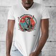 Grim Reaper Reads a Book Men's V-Neck T-Shirt