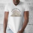 Groovy Flowers Love God Drink Coffee Read Books Christian Men's V-Neck T-Shirt