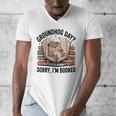 Groundhog Day Librarian Book Lover Reader Library Men's V-Neck T-Shirt Groundhog Day Librarian Book Lover Reader Library Men's V-Neck T-Shirt