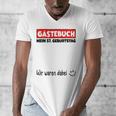 Guest Book Wir Waren Dabei Mein 57 Geburtstag German Men's V-Neck T-Shirt