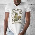 On My Way To Hoard Books And Cause Chaos Tom Foolery Men's V-Neck T-Shirt On My Way To Hoard Books And Cause Chaos Tom Foolery Men's V-Neck T-Shirt