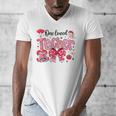 HUGvyn One Loved Teacher Valentine Book Heart Reading Bow Men's V-Neck T-Shirt HUGvyn One Loved Teacher Valentine Book Heart Reading Bow Men's V-Neck T-Shirt