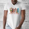 I'm With The Banned Books – Book Lover Librarian Reading Men's V-Neck T-Shirt