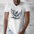 Italian Greyhound Whippet Dog Reading Book Hammock Iggy Mom Men's V-Neck T-Shirt