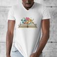 Its a Good Day To Read a Book Librarian Books Reading Floral Men's V-Neck T-Shirt
