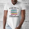 It's Not Smut It's Literature Dark Romance Smutt Book Lover Men's V-Neck T-Shirt