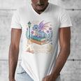 Just a Girl Who Loves Dragons & Books Reader Fantasy Fun Premium Tri-Blend Men's V-Neck T-Shirt Just a Girl Who Loves Dragons & Books Reader Fantasy Fun Premium Tri-Blend Men's V-Neck T-Shirt
