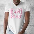 Just A Girl Who Loves To Read Book Lover Reading Books Men's V-Neck T-Shirt