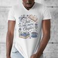 Just One More Chapter Book Lover Reading Quote Men's V-Neck T-Shirt Just One More Chapter Book Lover Reading Quote Men's V-Neck T-Shirt