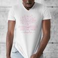 Just One More Chapter Bookish Book Reading Bright Hot Pink Men's V-Neck T-Shirt Just One More Chapter Bookish Book Reading Bright Hot Pink Men's V-Neck T-Shirt