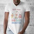 Little Miss 100 Days Smarter Cute Goose Reading Books Girls Men's V-Neck T-Shirt Little Miss 100 Days Smarter Cute Goose Reading Books Girls Men's V-Neck T-Shirt