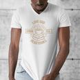 Love God Drink Tea Read Books Lovers Vintage Christian Men's V-Neck T-Shirt Love God Drink Tea Read Books Lovers Vintage Christian Men's V-Neck T-Shirt