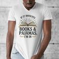 Magical Pajama And Book Lover Outfit For Readers Who Love Men's V-Neck T-Shirt Magical Pajama And Book Lover Outfit For Readers Who Love Men's V-Neck T-Shirt