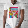 Marvel Universe Classic Dazzler Vintage Comic Book Cover Men's V-Neck T-Shirt