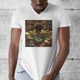 Melanin Afro Women Educated Reading Book History Girls Men's V-Neck T-Shirt Melanin Afro Women Educated Reading Book History Girls Men's V-Neck T-Shirt