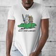 Next Stop Library Reading Book Men's V-Neck T-Shirt Next Stop Library Reading Book Men's V-Neck T-Shirt