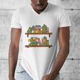 I Have NO Shelf Control Book Lover Men's V-Neck T-Shirt