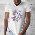 Octopus Book Reader Men's V-Neck T-Shirt