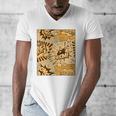 Orange Comic Book Orange Color Graphic Premium Tri-Blend Men's V-Neck T-Shirt