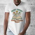 Pregnancy Announcement Book Lover Reveal Pregnant Men's V-Neck T-Shirt