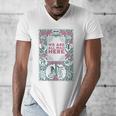 Puddin Threads Cheshire Cat Alice In Wonderland Vintage Book Adults Small Short Sleeve Classic Fit Men's V-Neck T-Shirt