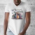 There Is No Such Thing As Too Many Books Reading Librarian Men's V-Neck T-Shirt There Is No Such Thing As Too Many Books Reading Librarian Men's V-Neck T-Shirt