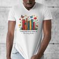 There Is No Such Thing As Too Many Books Shirts Bookish Men's V-Neck T-Shirt
