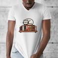 Read More Banned Books Reader Cat Lover Librarian Freedom Men's V-Neck T-Shirt
