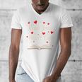 Read Your Heart Out Valentines Day Book And Reading Lovers Men's V-Neck T-Shirt Read Your Heart Out Valentines Day Book And Reading Lovers Men's V-Neck T-Shirt