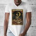 The Reader Tarot Card Book Lover Skeleton Art Goth Style Men's V-Neck T-Shirt The Reader Tarot Card Book Lover Skeleton Art Goth Style Men's V-Neck T-Shirt