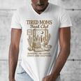 Reading Book Lover Bookish Motherhood Tired Moms Book Club Men's V-Neck T-Shirt Reading Book Lover Bookish Motherhood Tired Moms Book Club Men's V-Neck T-Shirt