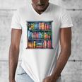 Reading And Bookcase Magic Book Premium Men's V-Neck T-Shirt