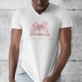 Reading Books Mom Mothers Day Coquette Pink Bow Book Lovers Men's V-Neck T-Shirt Reading Books Mom Mothers Day Coquette Pink Bow Book Lovers Men's V-Neck T-Shirt
