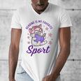 Reading Is My Favorite Sport Saying Quote Book Lovers Men's V-Neck T-Shirt Reading Is My Favorite Sport Saying Quote Book Lovers Men's V-Neck T-Shirt