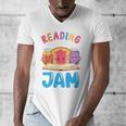 Reading Is My Jam I Love To Read Books Boy Girl Men's V-Neck T-Shirt